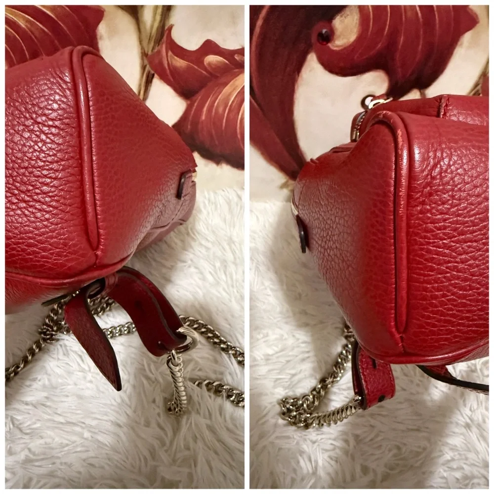 Gucci Soho Leather Chain Backpack - Picture 10 of 15